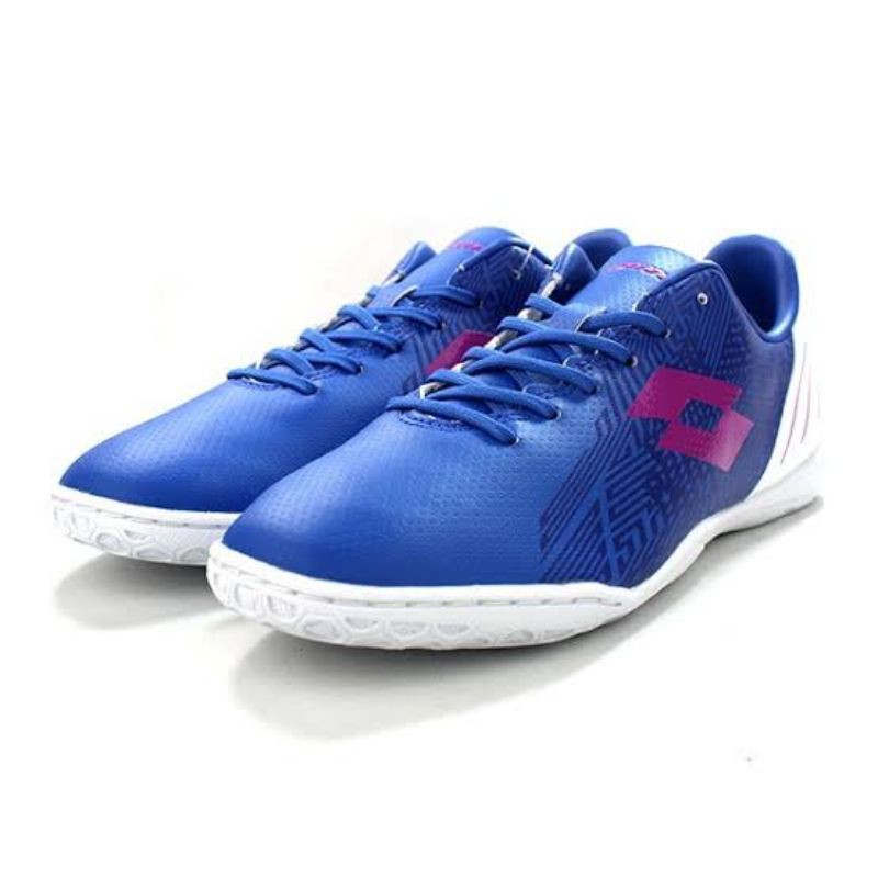 Lotto Sepatu Futsal Blade IN Pacific Blue/White/Pink