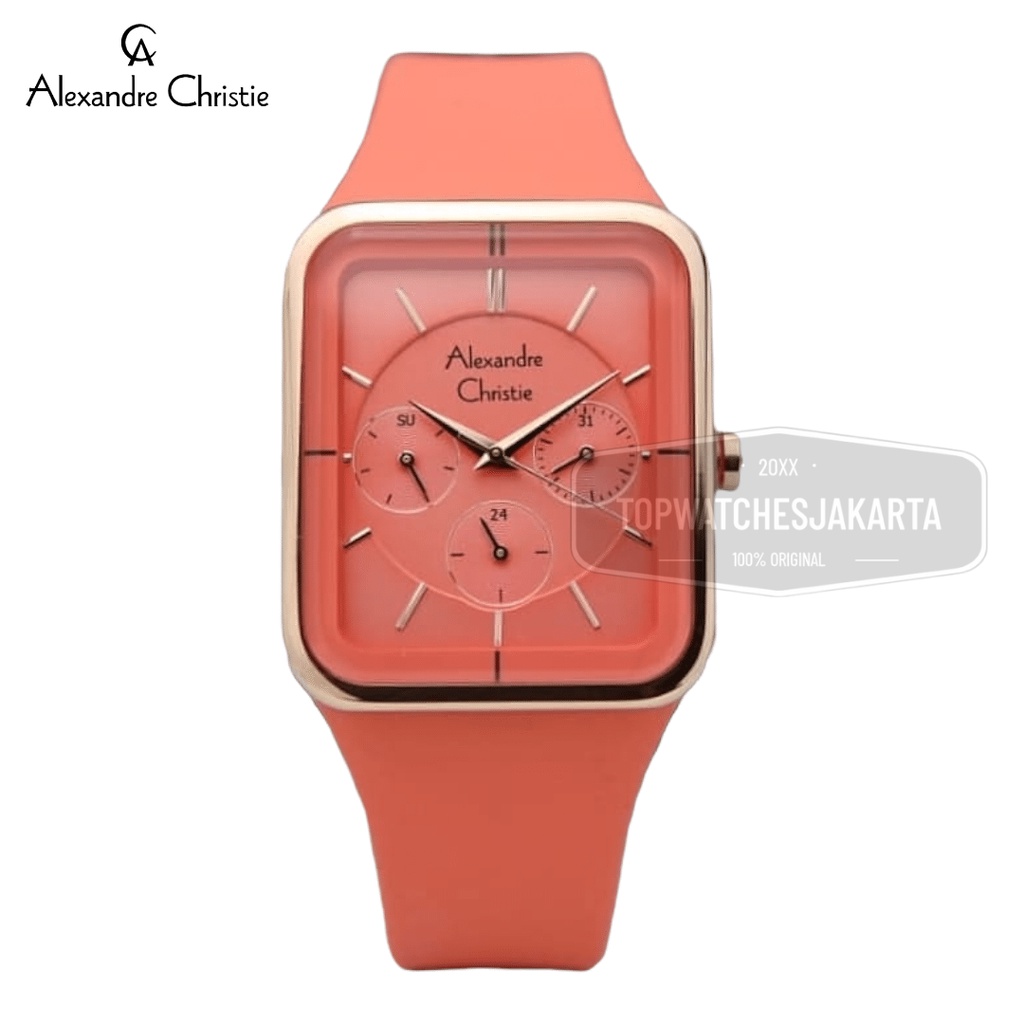 Alexandre Christie AC2744 Jam Tangan Wanita AC 2744 ORANGE