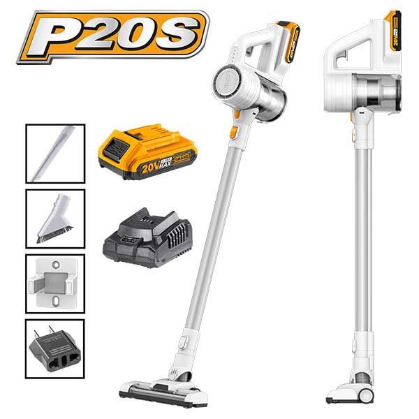 INGCO CVLI2006 - VACUUM CLEANER CORDLESS 20V (0,8 LTR)