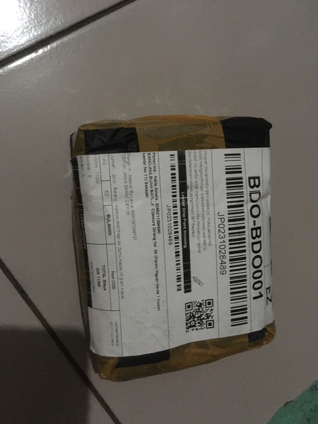 Kapas 25 Gram Kapas Pembalut Alami Zernii