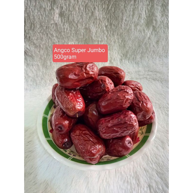 

Angco Super Jumbo 500gr/ Kurma Merah Super Jumbo
