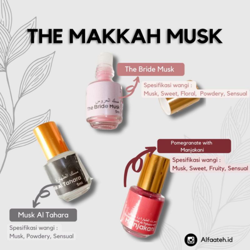 The Makkah Musk Misk Thaharah, Pengantin, ORI, BPOM, NON ALKOHOL