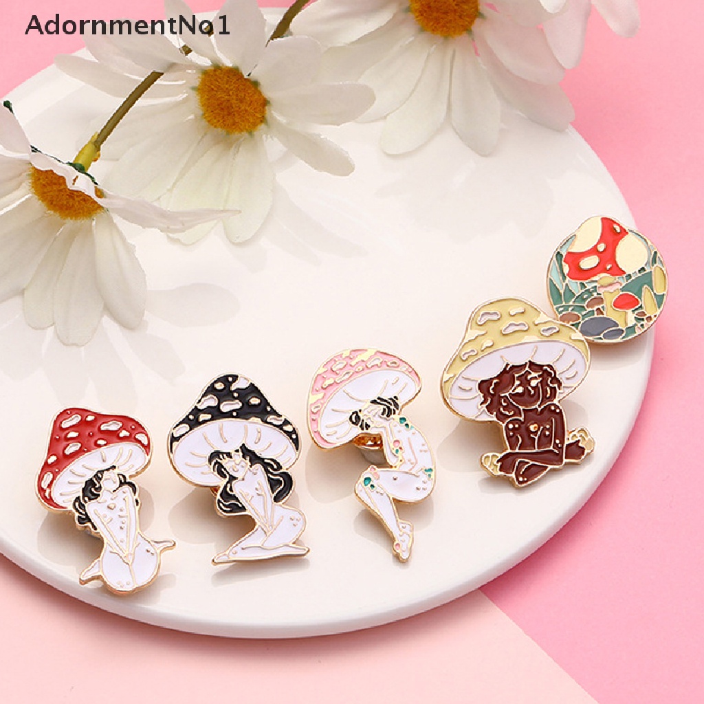 [AdornmentNo1] Cartoon Girls Brooch Collar Pin Vintage Deep Forest Maiden On Backpack Badge [new]