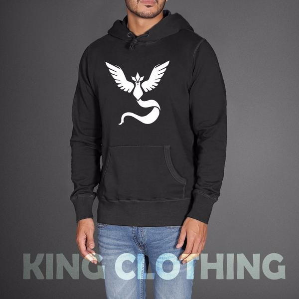 Jaket Sweater Hoodie Zipper Pokemon Go Team Mystic 4 Kin