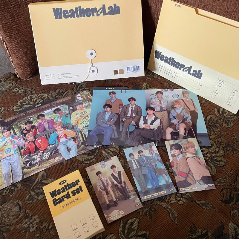 READY STOCK SHARING SG ENHYPEN SEASON GREETINGS 2022 SG22 JAY SET SUNOO SET DIARY DESK CALENDAR INDE