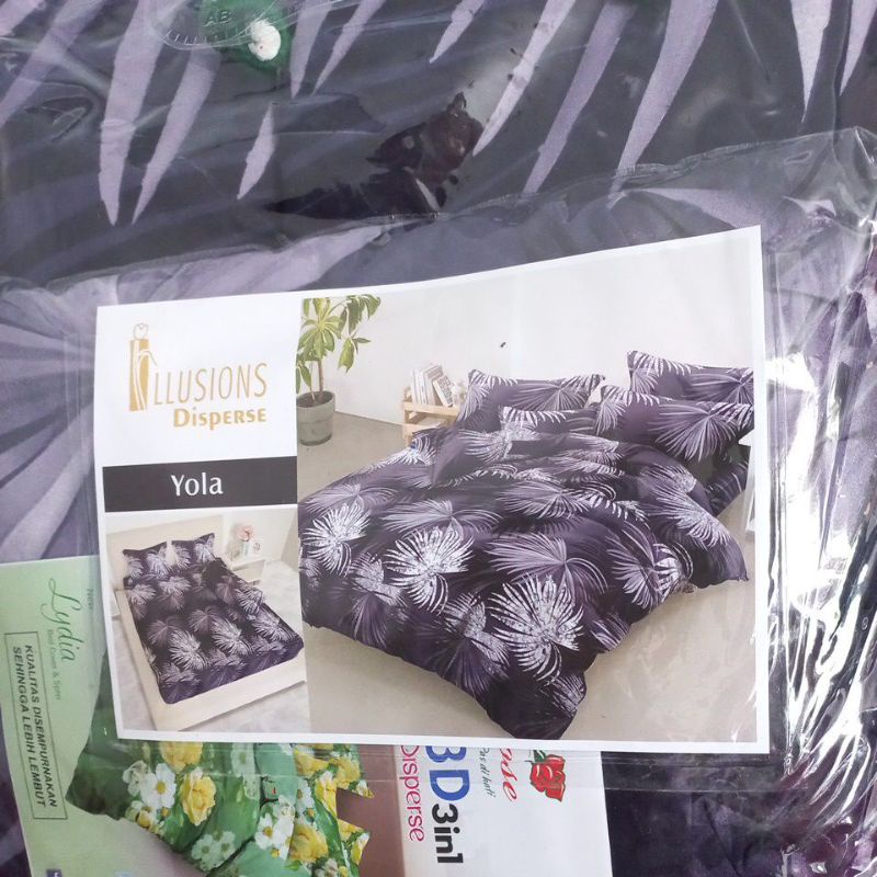 bedcover dan sprei ( ILLUSIONS)
