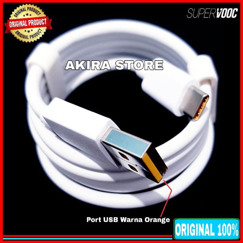 Kabel Data Oppo SUPER VOOC Ori USB Original 100% Oppo Type C