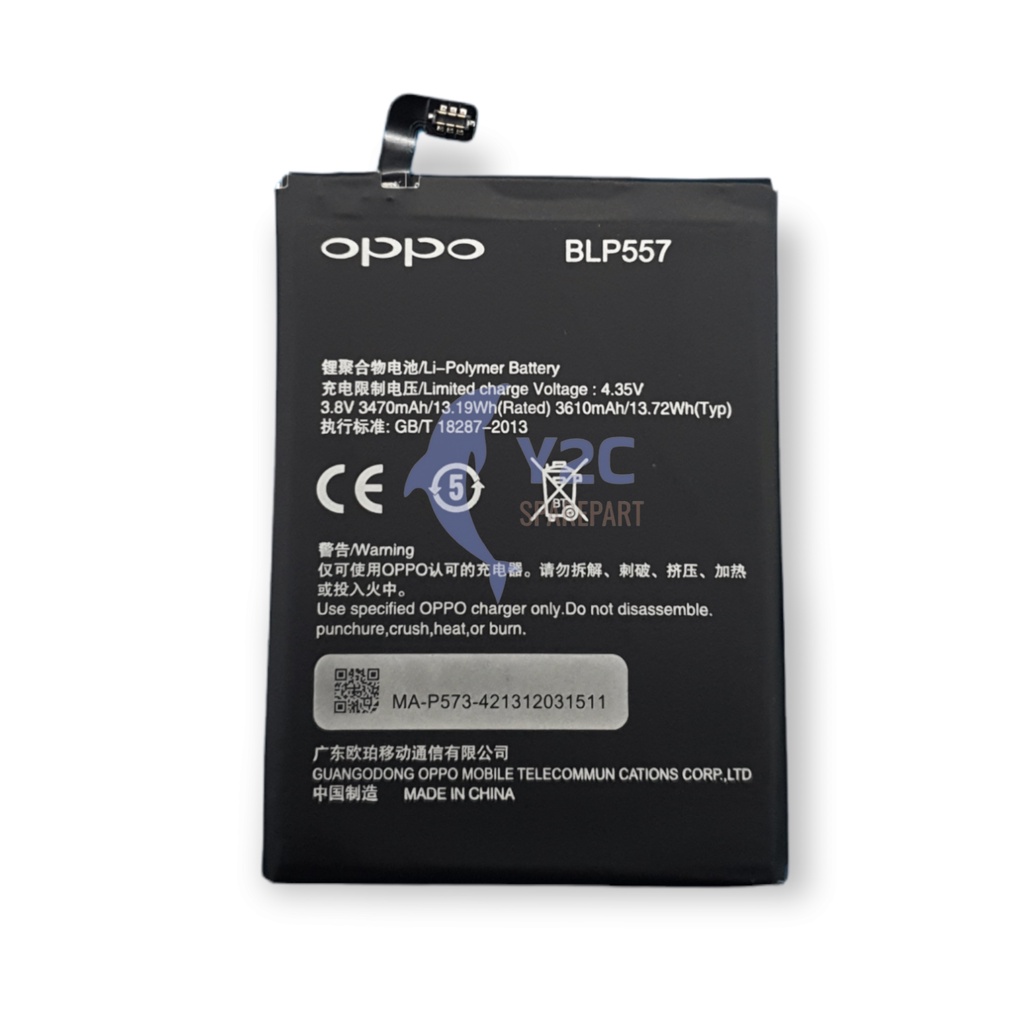 BATERAI OPPO N1 / BLP557 ORIGINAL OEM / BATRE BATERE BATRAI BATREI