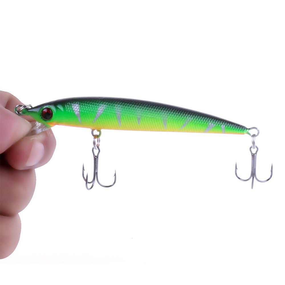 HENGJIA 5pcs Floating Minnow 8.5cm 6g Umpan Fishing Lure Depth 0.3-1.5M Artificial Hard Bait 3D Eyes Fishing Tackle