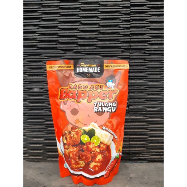 

Baso Aci Bapper Tulang Rangu Sambel Mercon