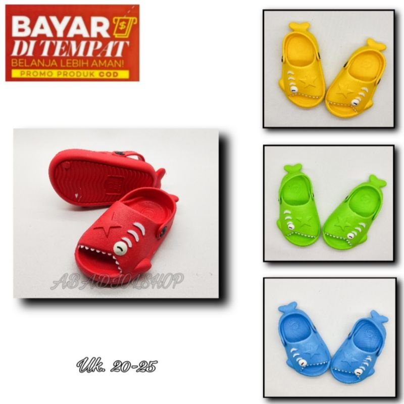 TERMURAH - SANDAL DULUX 371 BAIM IKAN / SANDAL BAIM BABY ANAK / SANDAL BAIM ANAK KRAKTER IKAN LUCU / SANDAL SELOP ANAK LAKI-LAKI &amp; PEREMPUAN TERMURAH / SANDAL DULUX BABY SHARK / SANDAL SLIP ON ANAK / SANDAL DULUX 371 / FASHION ANAK / SANDAL DULUX ANAK