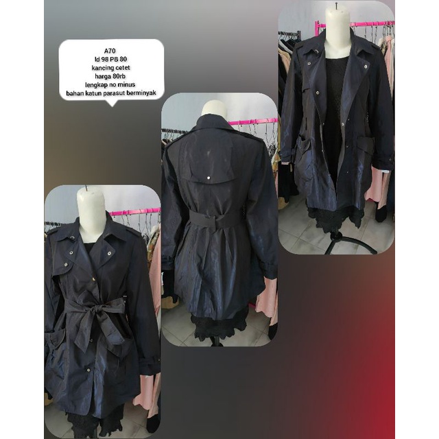 Coat katun import atau jaket import ala korea