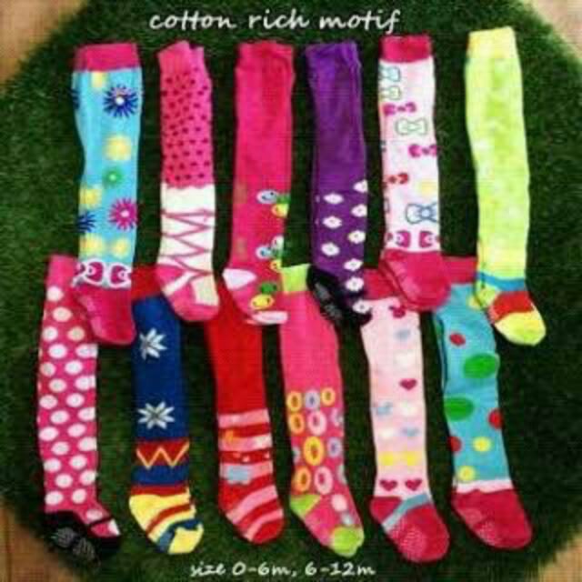 Legging cotton rich motif / legging baby motif dikaki / motif pantat / full motif dikirim random