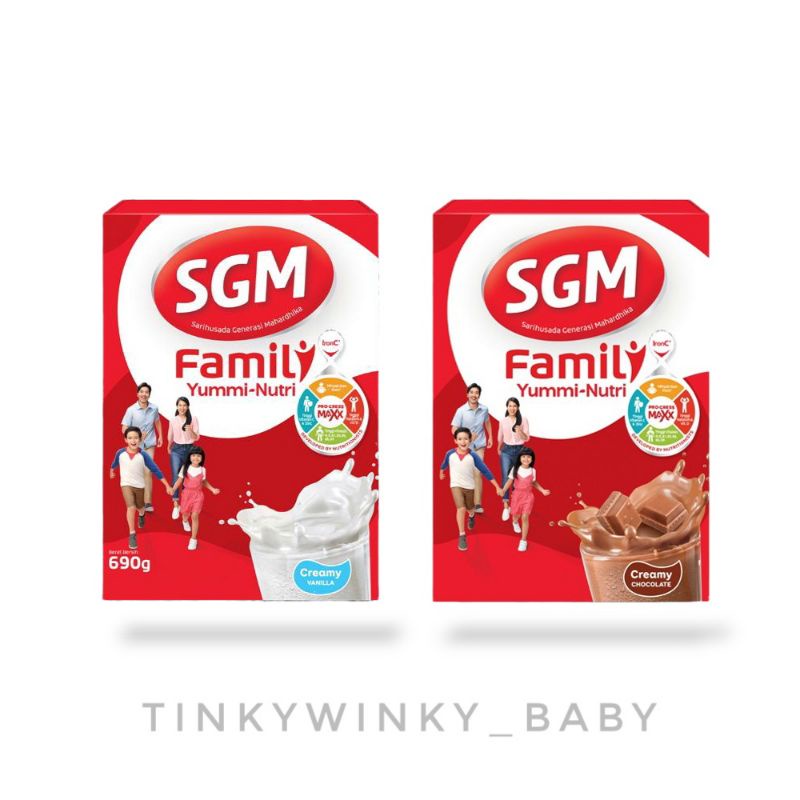 SGM Family YUMI Nutri Susu Keluarga 100gr / 330gr / 690gr