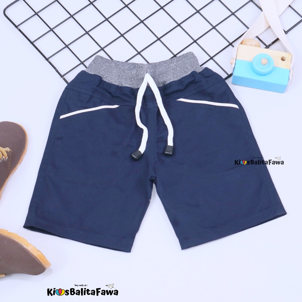 [POLOS] Celana Pendek Daffa uk 1-12 Tahun / EXPORT Quality Bawahan Anak Laki Pants Semi Jeans Cowok