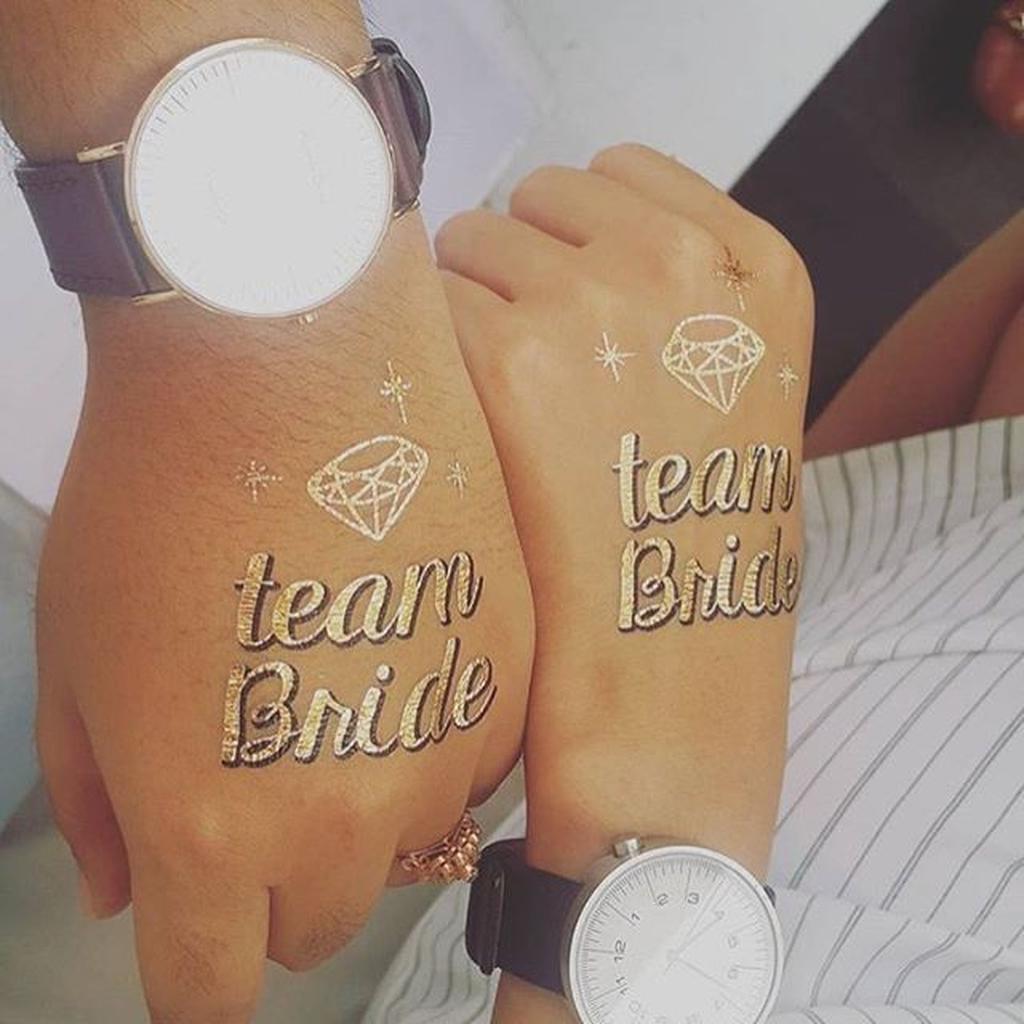 

POTATOO GOLDEN TEAM BRIDE Temporary Tatto Sticker
