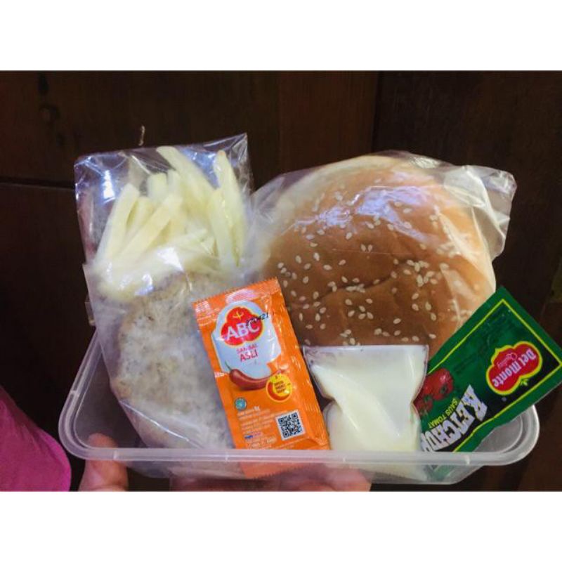 

Paket beef burger jumbo spesial enaakkk
