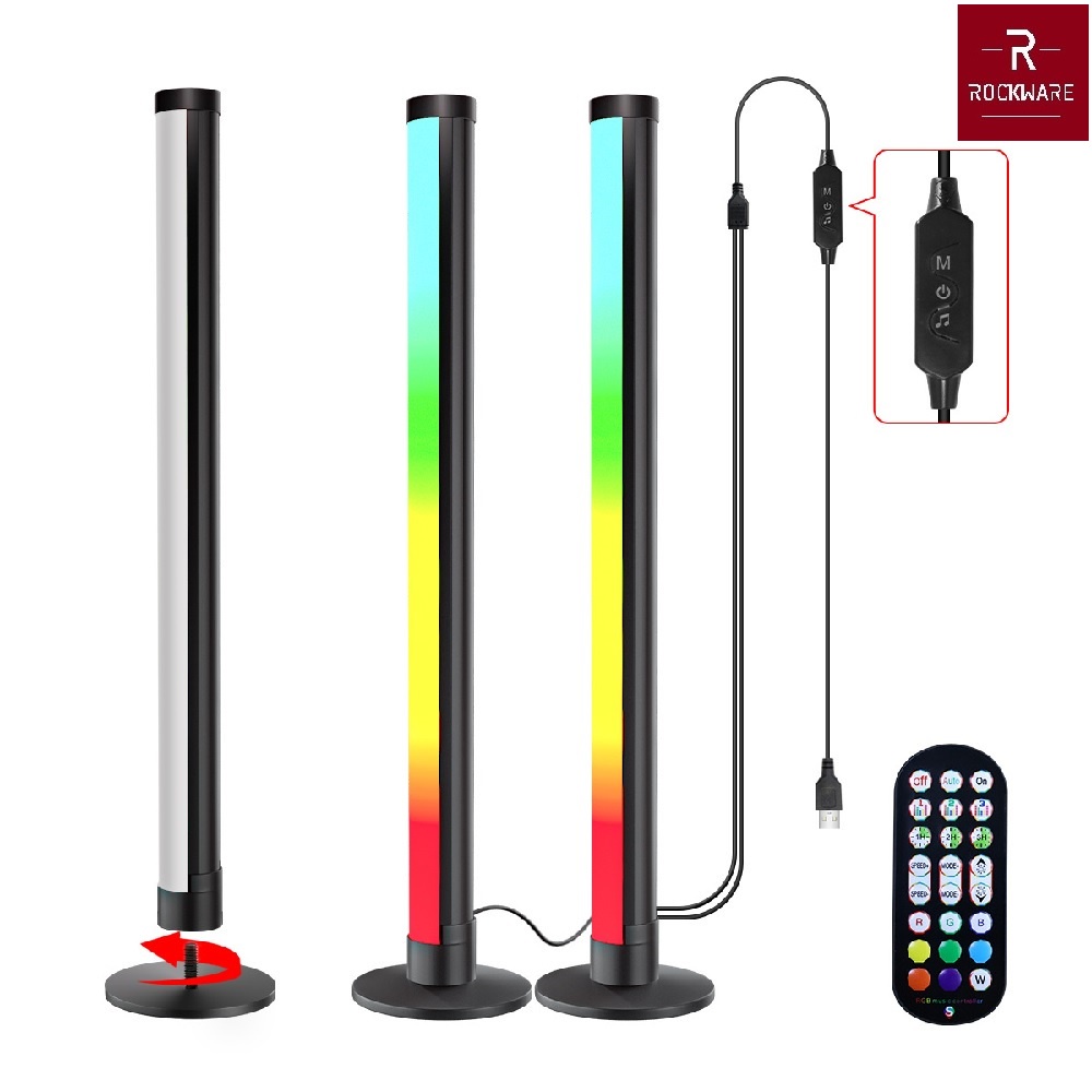 ROCKWARE LED RGB Magic Color Desktop Table Light Set - Set Lampu isi 2