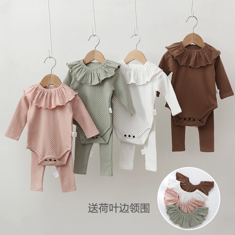 [ isi 3 ] 3-18bln JUMPER + BIB + CELANA PIYAMA BAYI ANAK BAJU JUMPSUIT ROMPER PEREMPUAN catalog TGLE TC