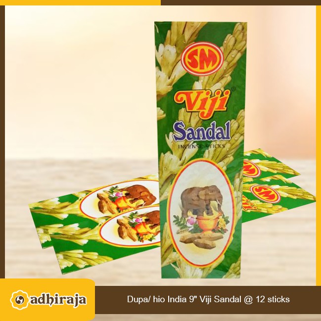 Dupa/ Hio Wangi Harum India 9" Viji Sandal @ 12 Sticks