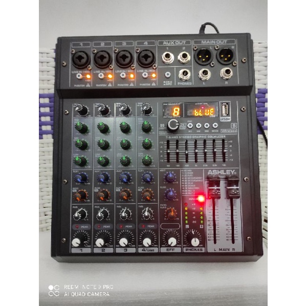 MIXER ASHLEY 6 CHANNEL SUPPORT BLUETOOTH