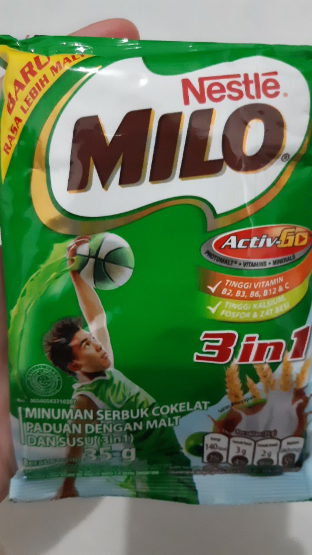 Milo 3 In 1 Sachet 35 Gr Shopee Indonesia 8936