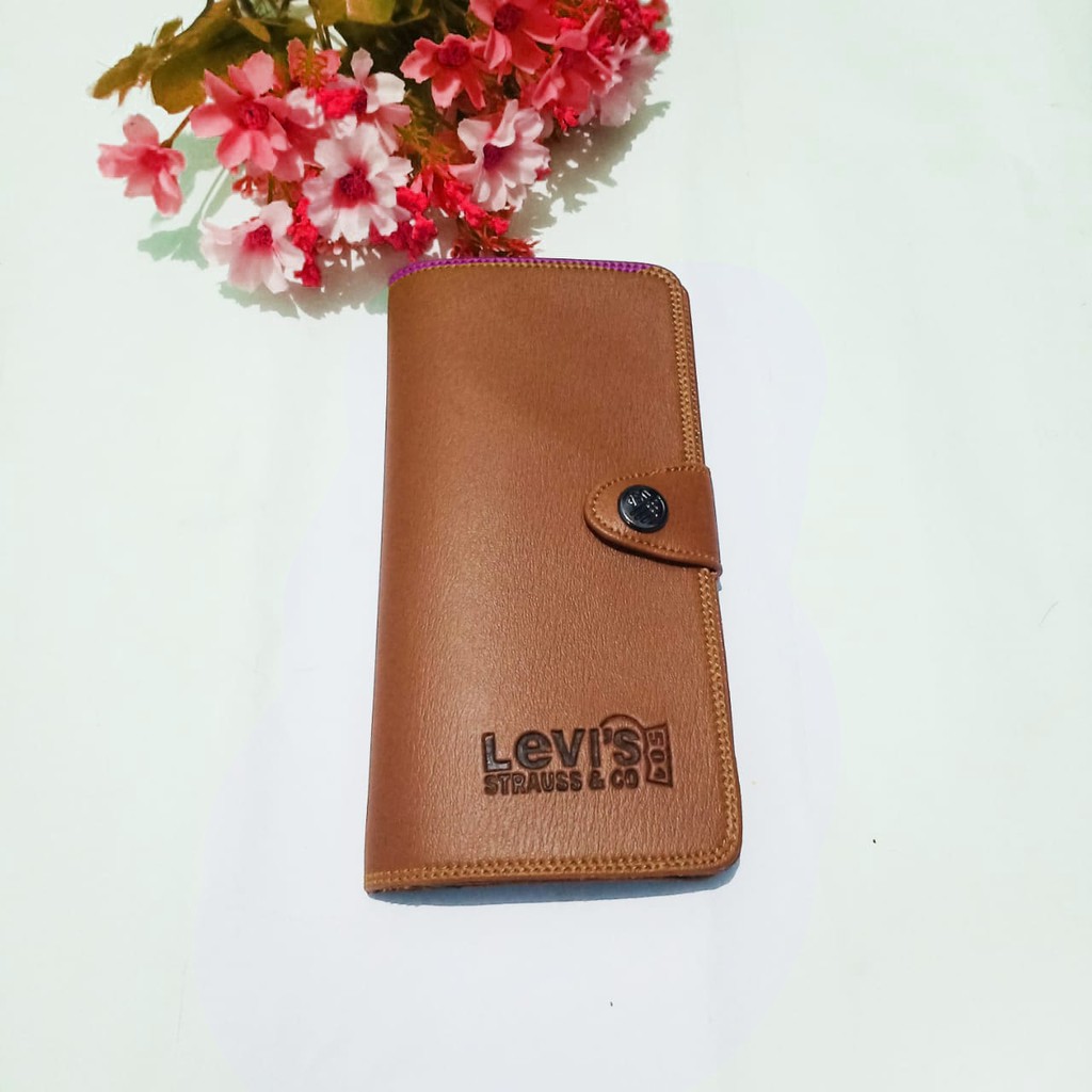 dompet kancing pria keren panjang levi's strauss &amp; co 501 terbaru 2021 kekinian