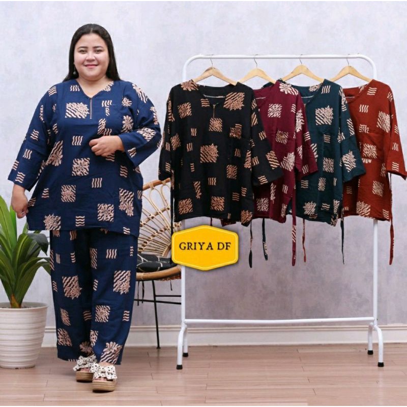Griya DF - Setelan Piyama LD 140cm motif Matahari
