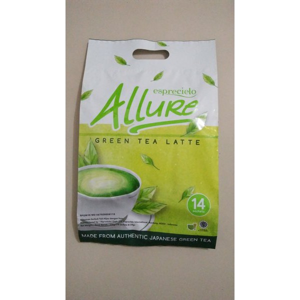 

Terbaru ALLURE GREEN TEA LATTE ecobag isi 14 sachet
