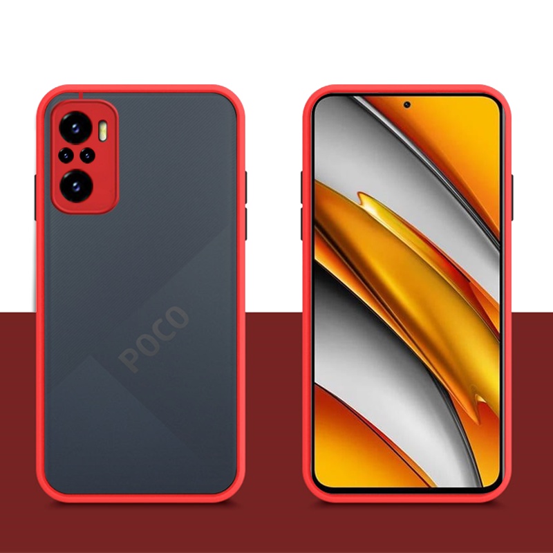 Case XIAOMI POCO F3 Hard Case AERO Protection Camera Premium Casing