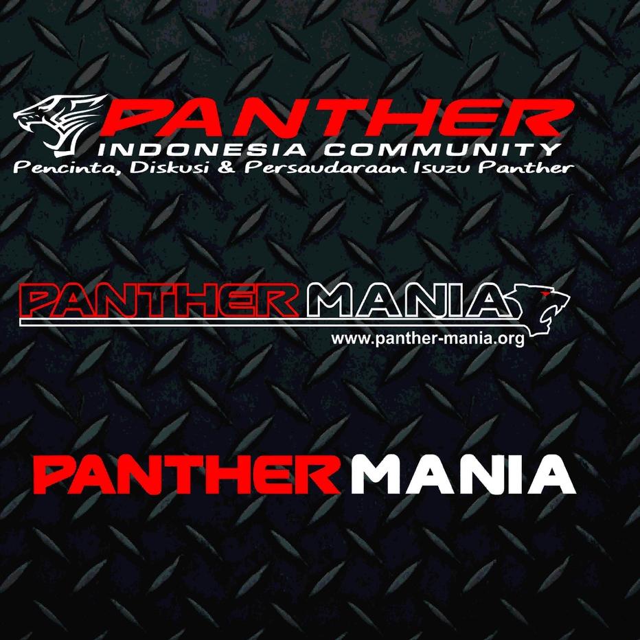 BEST SELLER sticker Panther Mania untuk mobil kaca depan | Cutting Sticker %