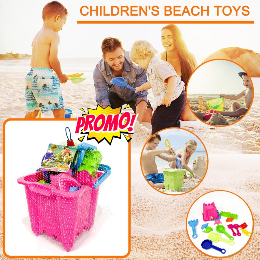 Set Ember Pasir Pantai Jumbo -  Mainan Pasir Pantai Lengkap - Children Beach Toys Kit