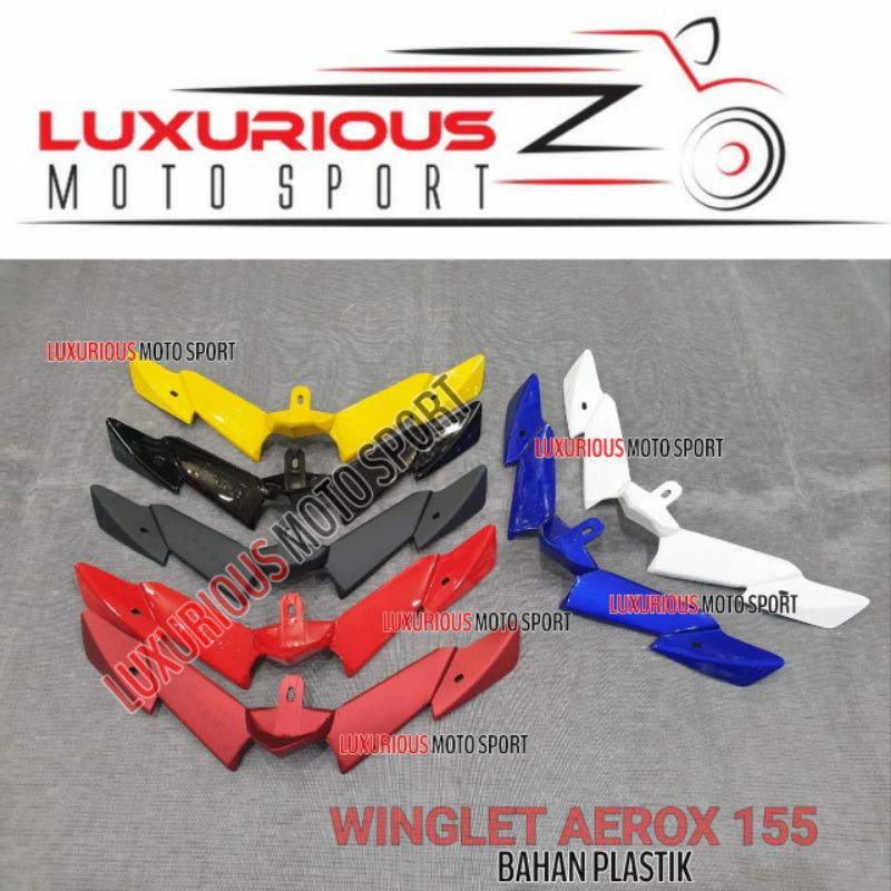winglet aerox 155 winglet plastik aerox nvx winglet vnd aerox 155