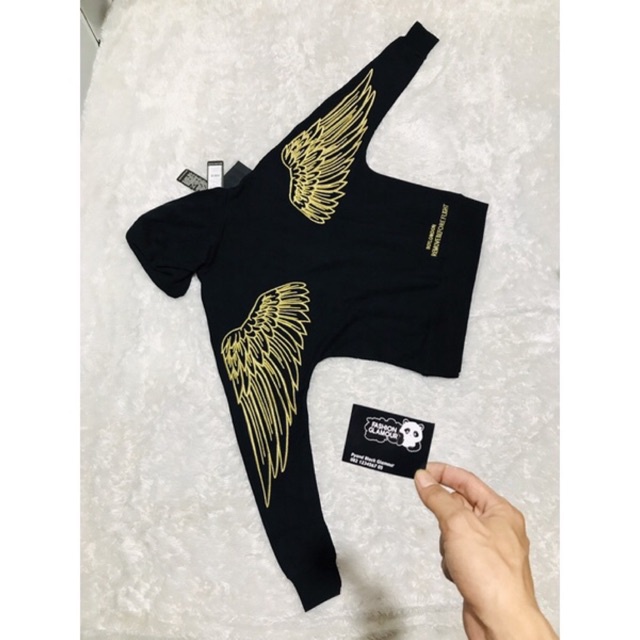 BOY25 SWEATER HOODIE BOY LONDON WINGS BORDIR GOLD IMPORT PRIA WANITA ASIA EROPA KOREA AMERIKA