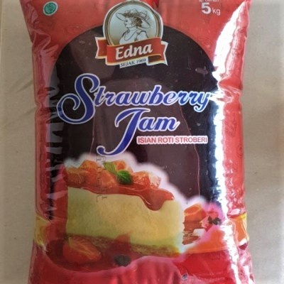 

Edna Strawberry Jam 250gr Donny Selai Isian Roti Stroberi