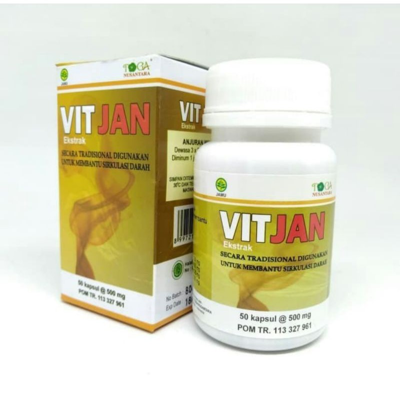 Kapsul VIT JAN TN57 Herbal Untuk Memelihara Kesehatan Jantung isi 50 kapsul