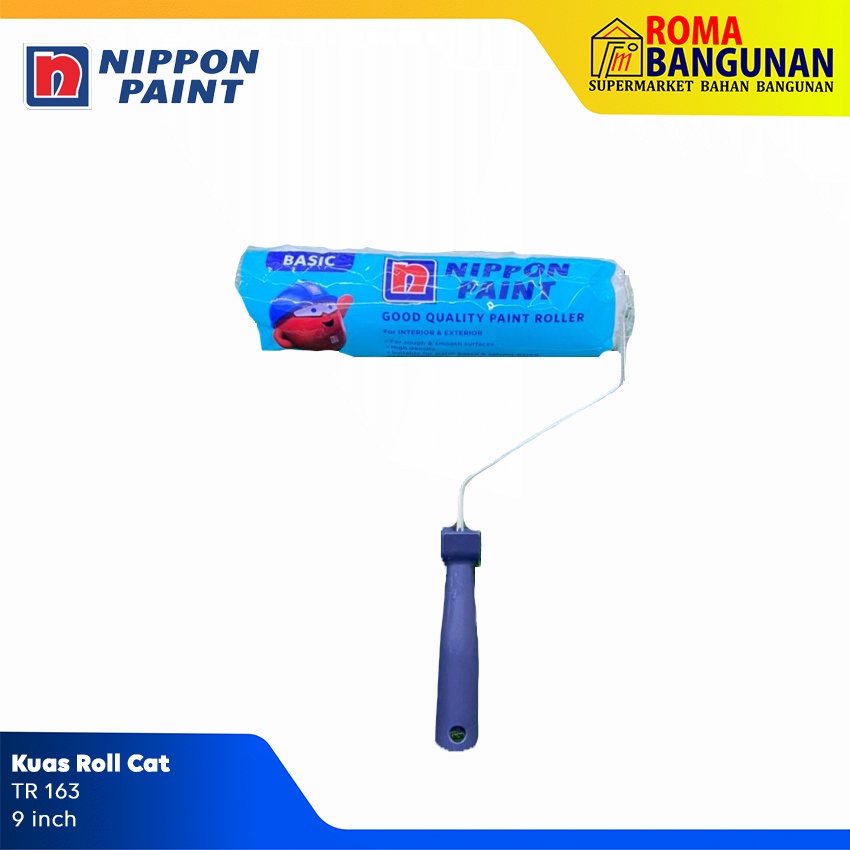 Nippon Paint Kuas Roll Cat Basic TR 163 TR163 NP 9 &quot; inch