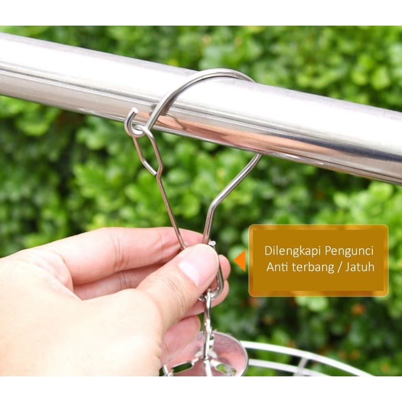 Gantungan Baju PREMIUM BUY 1 GET 1 bahan stainless