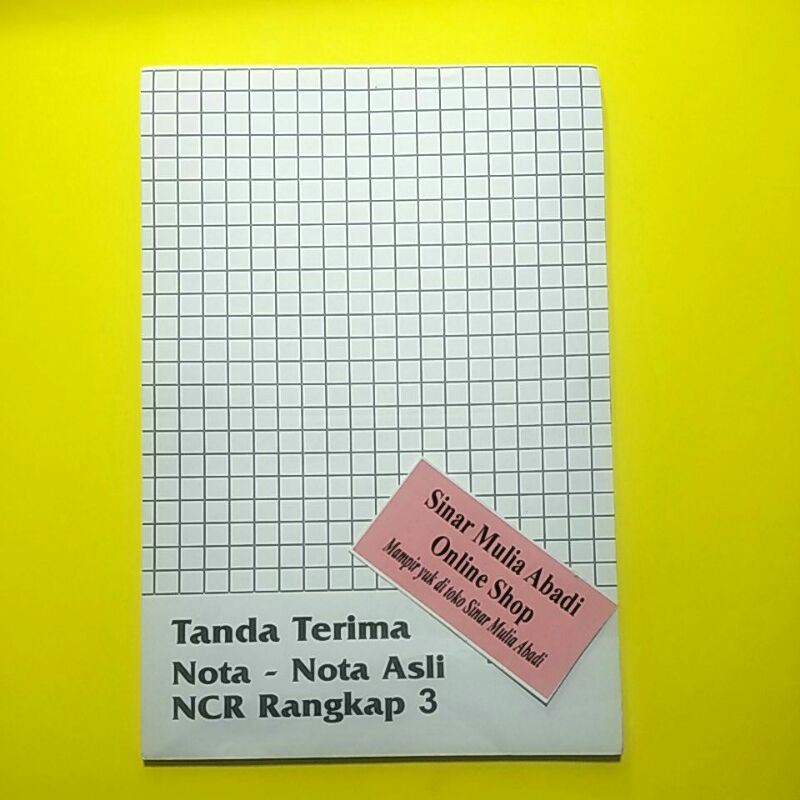 

Buku Tanda Terima Nota Asli RANGKAP 3 NCR