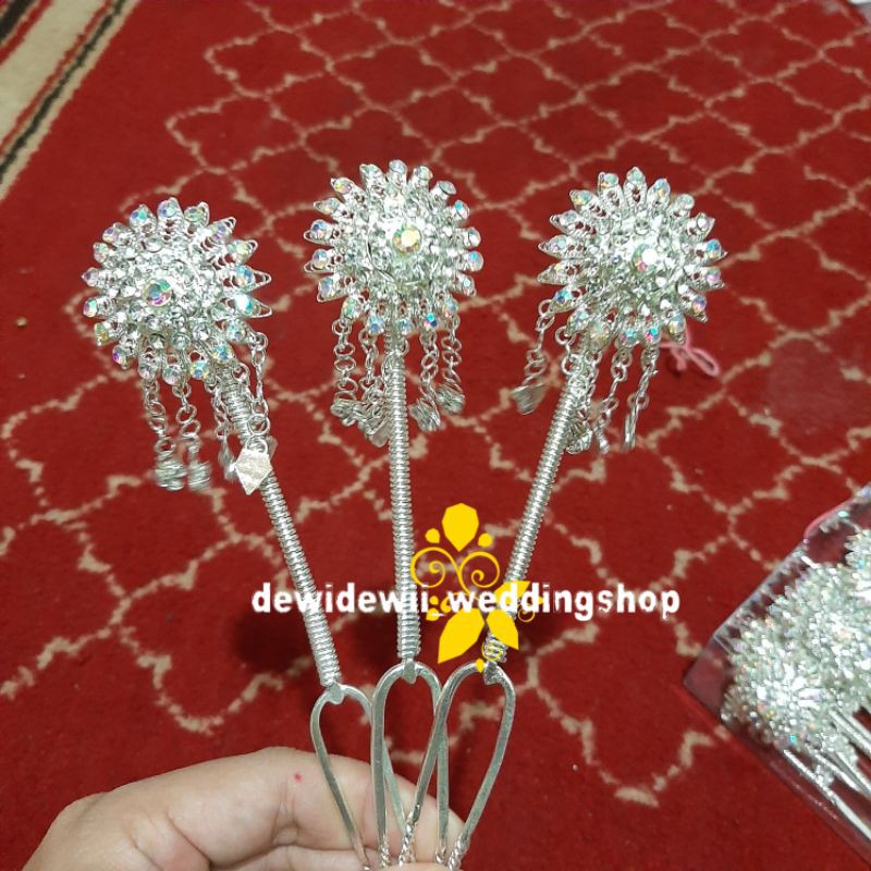 Mentul / Kembang Goyang isyana (Gold / Silver)