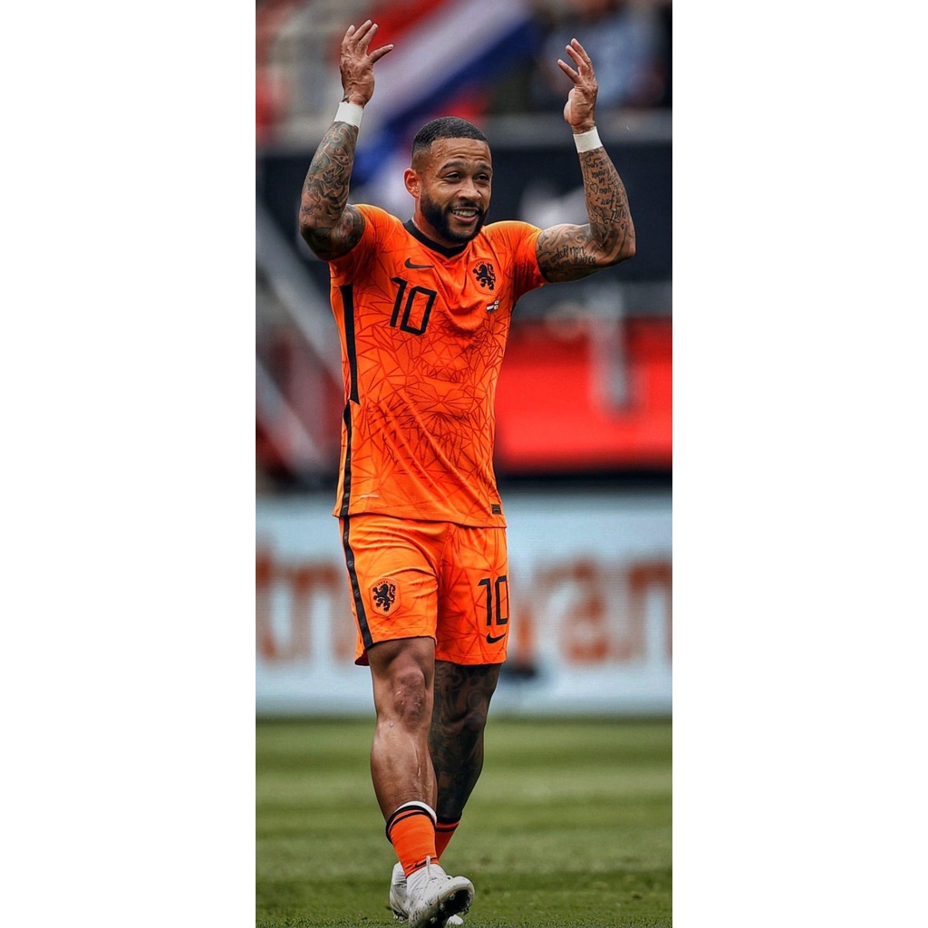 POSTER TERBARU MEMPHIS DEPAY OLYMPIQUE LYONNAIS / TIMNAS BELANDA PIALA EROPA 2021