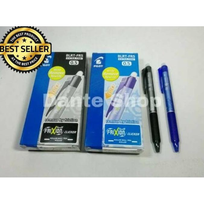 

HOT SALE Pulpen Pilot Frixion Hitam dan Biru ( 0.5mm ) - Hitam Terjamin