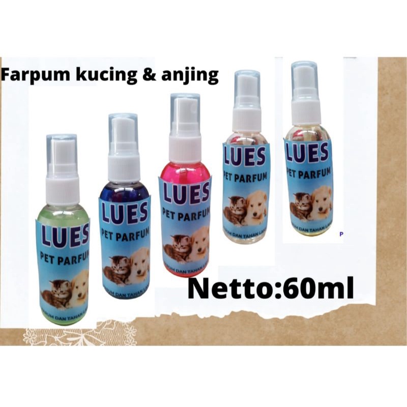 farpum kucing dan anjing wangi tahan lama netto :60ml