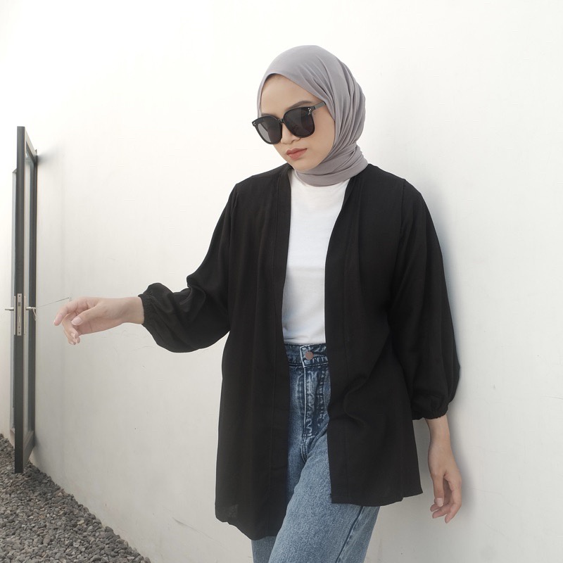 BEFAST - ZFS OOTD Cardigan ALUNA / LALUNEY SNOW SHEER CRADENZA / Cardigan Rajut Wanita / Outer kekinian Remaja Wanita / OOTD ala Korean Style Wanita / Cardigan Polos / Fashion Wanita Casual / Terbaru 2022 / Trendy