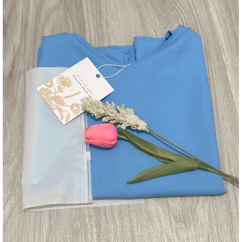 [COD] BEST SELLER Basic Tank Top Tali - Tank Top Premium - Strappy Tank-Ocean Blue