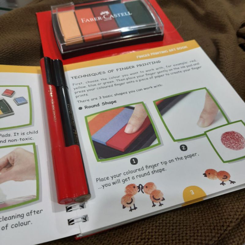 

Finger Printing Art Book Faber Castell