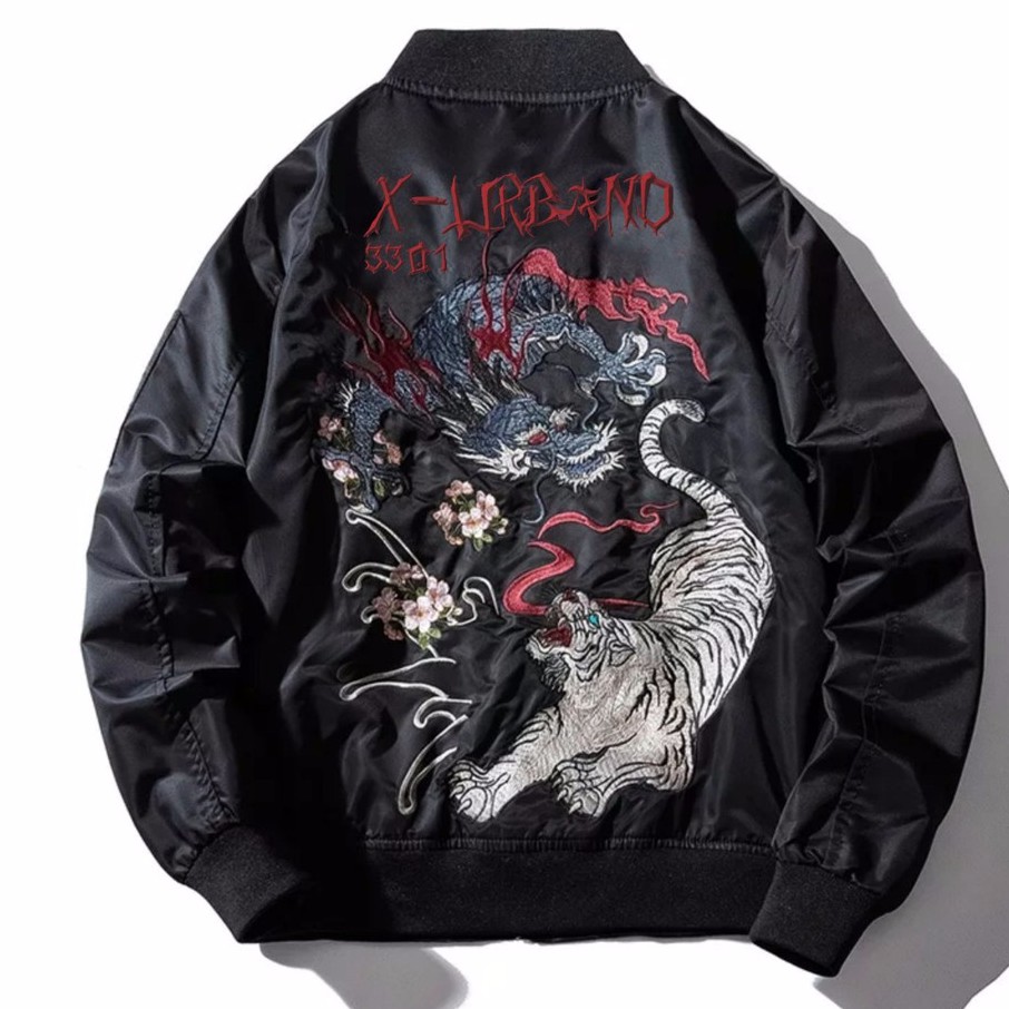 Jaket Bomber Pria  / Jaket Bomber Sukajan A080