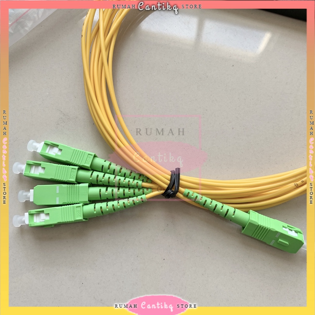 TERBARU Passive Splitter 1/4 Mini Modular SC APC No Brand Fiber Optik [COD]