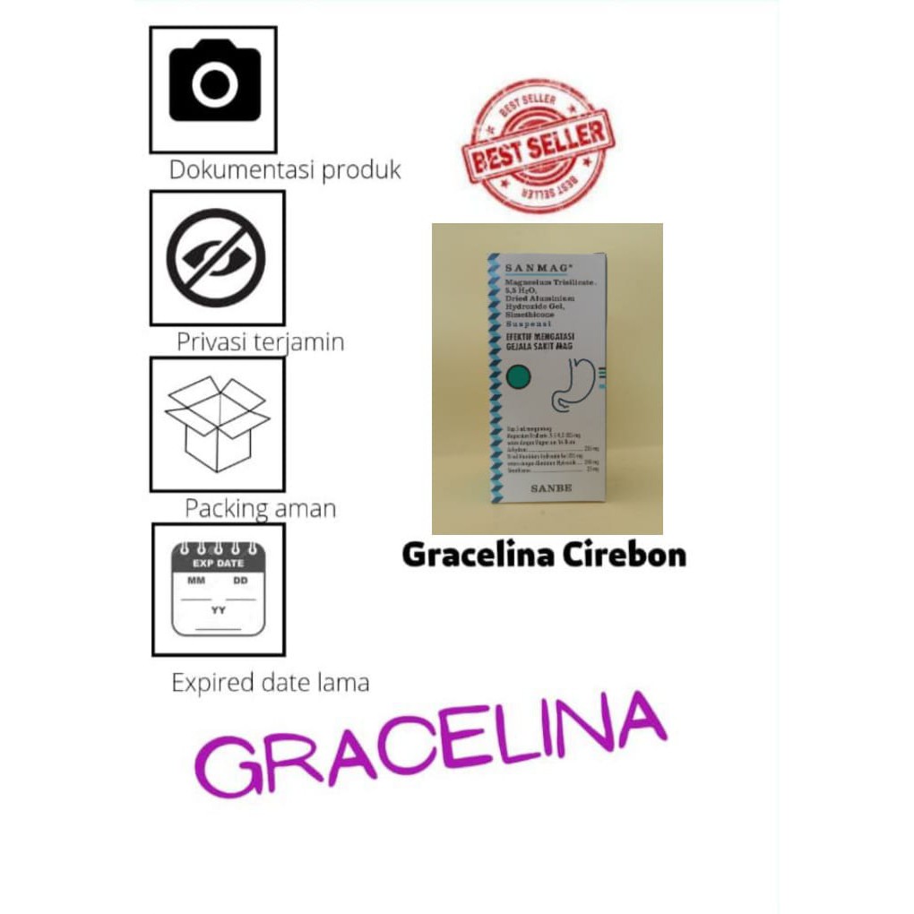 Obat maag/ Sanmag Sirup 120 ml