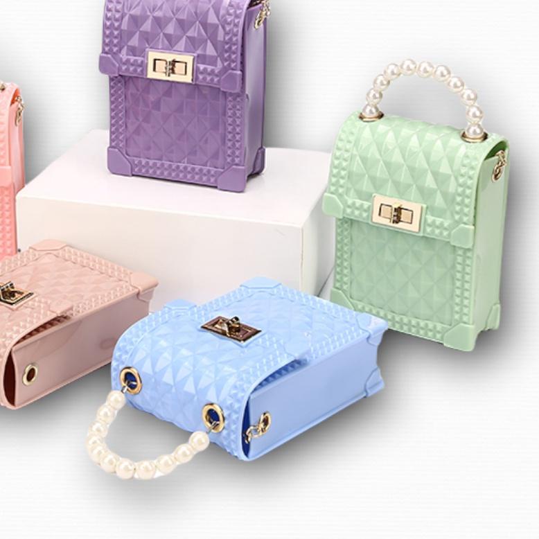 ❈ Tasready Tas Dompet Hp Jelly Mutiara T022 3830 ☝